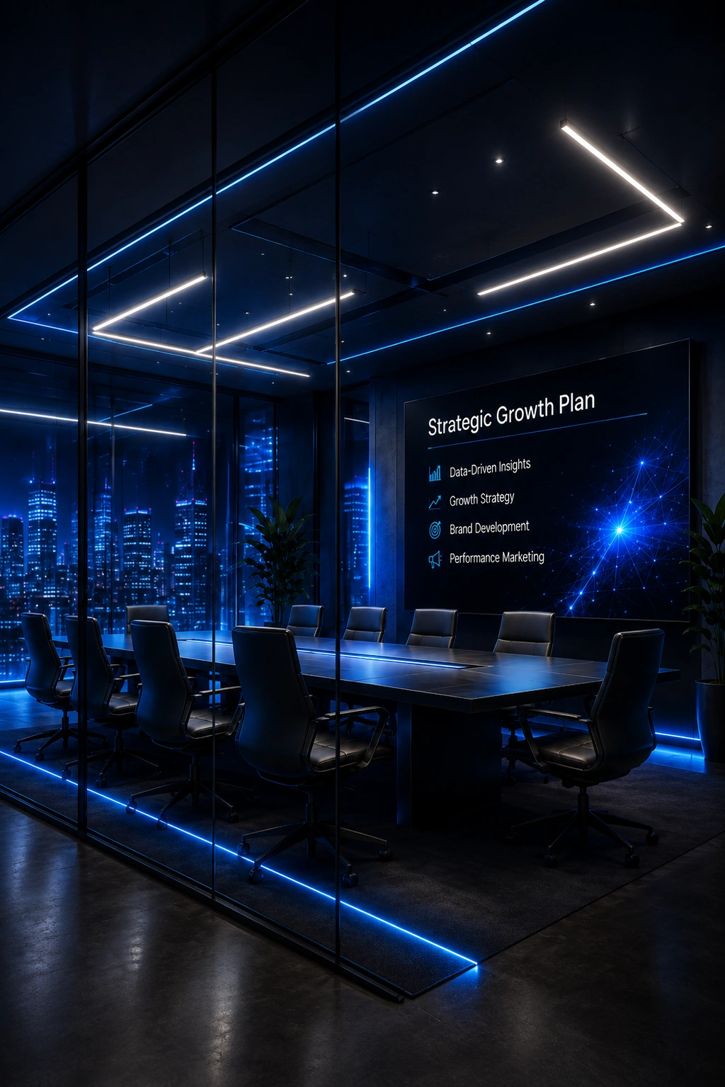 Fractional CMO strategy boardroom